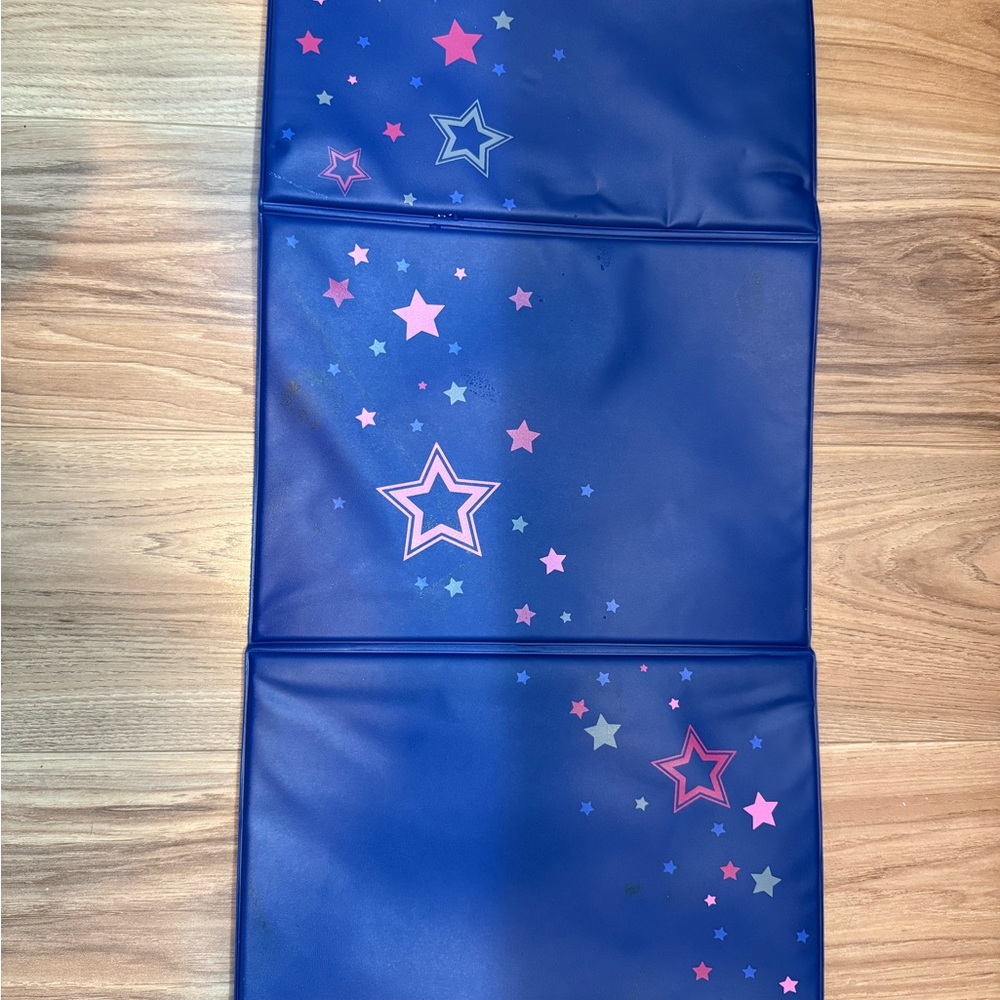 American Girl Blue Star Mat